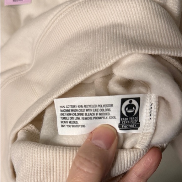 Wild Fable Off-White Ribbed Crewneck - Picture 5 of 7